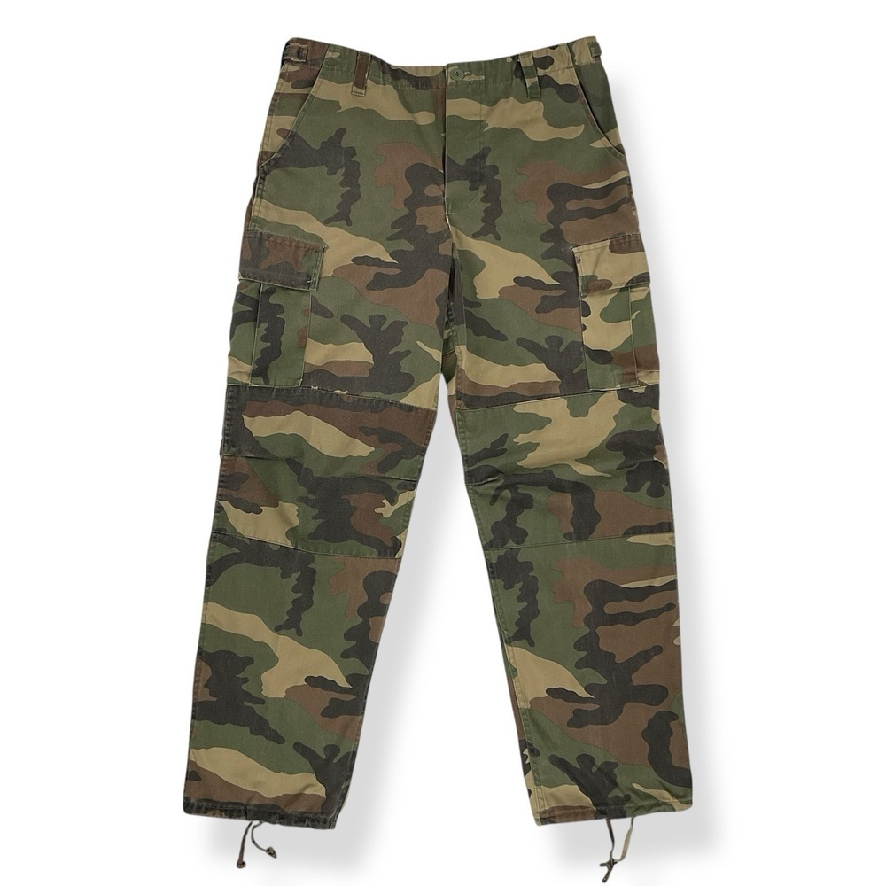 Winchester Pants Men 36 (ACTUAL 35x30) Green Camouflage Hunting Cargo VTG